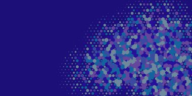 Geometrik Çoklu Boyutlu Altıgen Çoklu Renkli Arkaplan, Geometrik Soyut İki Renkli Duvar Kağıdı Alt sol köşeden sağ üst köşeye çapraz olarak dağılmıştır