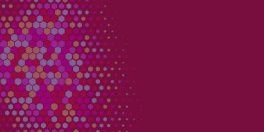 Geometrik soyut Hexagon çoklu Renk Arkaplanı, Geometrik soyut duvar kağıdı iki renkli iki ton Hexagon alt sol köşeden sağ üst köşeye çapraz olarak dağılmıştır