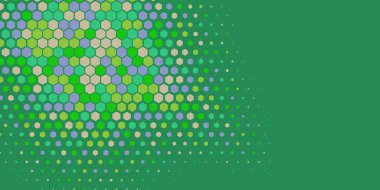 Geometrik soyut Hexagon çoklu Renk Arkaplanı, Geometrik soyut duvar kağıdı iki renkli iki ton Hexagon alt sol köşeden sağ üst köşeye çapraz olarak dağılmıştır