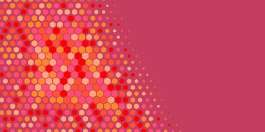 Geometrik soyut Hexagon çoklu Renk Arkaplanı, Geometrik soyut duvar kağıdı iki renkli iki ton Hexagon alt sol köşeden sağ üst köşeye çapraz olarak dağılmıştır