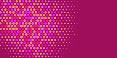 Geometrik soyut Hexagon çoklu Renk Arkaplanı, Geometrik soyut duvar kağıdı iki renkli iki ton Hexagon alt sol köşeden sağ üst köşeye çapraz olarak dağılmıştır