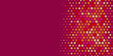 Geometrik soyut Hexagon çoklu Renk Arkaplanı, Geometrik soyut duvar kağıdı iki renkli iki ton Hexagon alt sol köşeden sağ üst köşeye çapraz olarak dağılmıştır