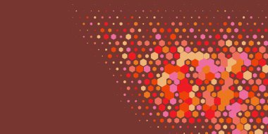 Geometrik soyut Hexagon çoklu Renk Arkaplanı, Geometrik soyut duvar kağıdı iki renkli iki ton Hexagon alt sol köşeden sağ üst köşeye çapraz olarak dağılmıştır