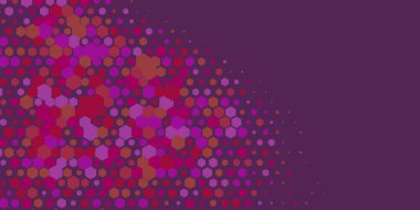 Geometrik soyut Hexagon çoklu Renk Arkaplanı, Geometrik soyut duvar kağıdı iki renkli iki ton Hexagon alt sol köşeden sağ üst köşeye çapraz olarak dağılmıştır