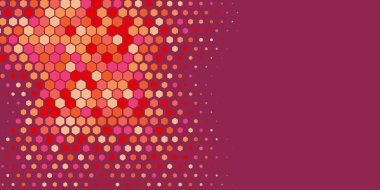 Geometrik soyut Hexagon çoklu Renk Arkaplanı, Geometrik soyut duvar kağıdı iki renkli iki ton Hexagon alt sol köşeden sağ üst köşeye çapraz olarak dağılmıştır