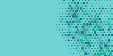 Geometrik Çoklu Boyutlu Altıgen Çoklu Renkli Arkaplan, Geometrik Soyut İki Renkli Duvar Kağıdı Alt sol köşeden sağ üst köşeye çapraz olarak dağılmıştır