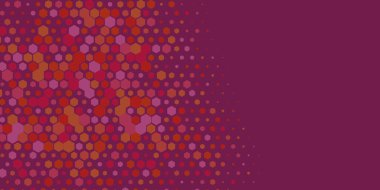 Geometrik Çoklu Boyutlu Altıgen Çoklu Renkli Arkaplan, Geometrik Soyut İki Renkli Duvar Kağıdı Alt sol köşeden sağ üst köşeye çapraz olarak dağılmıştır