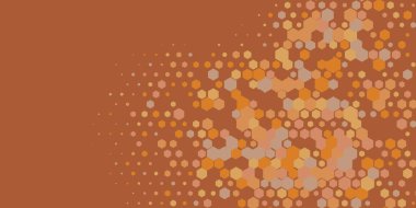 Geometrik Çoklu Boyutlu Altıgen Çoklu Renkli Arkaplan, Geometrik Soyut İki Renkli Duvar Kağıdı Alt sol köşeden sağ üst köşeye çapraz olarak dağılmıştır