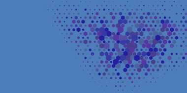 Geometrik Çoklu Boyutlu Altıgen Çoklu Renkli Arkaplan, Geometrik Soyut İki Renkli Duvar Kağıdı Alt sol köşeden sağ üst köşeye çapraz olarak dağılmıştır