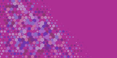 Geometrik Çoklu Boyutlu Altıgen Çoklu Renkli Arkaplan, Geometrik Soyut İki Renkli Duvar Kağıdı Alt sol köşeden sağ üst köşeye çapraz olarak dağılmıştır