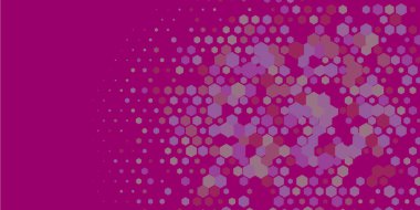 Geometrik Çoklu Boyutlu Altıgen Çoklu Renkli Arkaplan, Geometrik Soyut İki Renkli Duvar Kağıdı Alt sol köşeden sağ üst köşeye çapraz olarak dağılmıştır