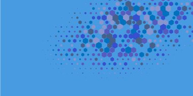 Geometrik Çoklu Boyutlu Altıgen Çoklu Renkli Arkaplan, Geometrik Soyut İki Renkli Duvar Kağıdı Alt sol köşeden sağ üst köşeye çapraz olarak dağılmıştır