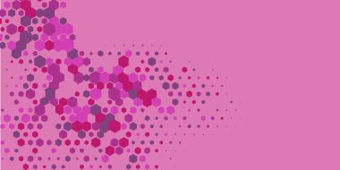 Geometrik Çoklu Boyutlu Altıgen Çoklu Renkli Arkaplan, Geometrik Soyut İki Renkli Duvar Kağıdı Alt sol köşeden sağ üst köşeye çapraz olarak dağılmıştır