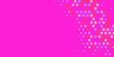 Yıldızlar İki Renkli Soyut Resimler 'i şekillendirir. Renkli yıldızların soyut duvar kağıtları, yıldızlı soyut renkli arkaplanlar. Parlak çok renkli duvar kağıdı sanatı