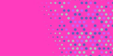 Yıldızlar İki Renkli Soyut Resimler 'i şekillendirir. Renkli yıldızların soyut duvar kağıtları, yıldızlı soyut renkli arkaplanlar. Parlak çok renkli duvar kağıdı sanatı