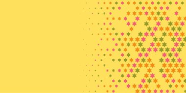 Yıldızlar İki Renkli Soyut Resimler 'i şekillendirir. Renkli yıldızların soyut duvar kağıtları, yıldızlı soyut renkli arkaplanlar. Parlak çok renkli duvar kağıdı sanatı