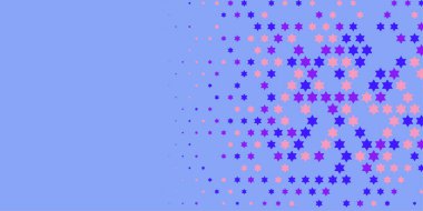 Yıldızlar İki Renkli Soyut Resimler 'i şekillendirir. Renkli yıldızların soyut duvar kağıtları, yıldızlı soyut renkli arkaplanlar. Parlak çok renkli duvar kağıdı sanatı