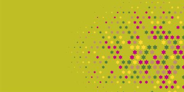 Yıldızlar İki Renkli Soyut Resimler 'i şekillendirir. Renkli yıldızların soyut duvar kağıtları, yıldızlı soyut renkli arkaplanlar. Parlak çok renkli duvar kağıdı sanatı