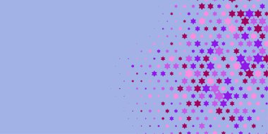 Yıldızlar İki Renkli Soyut Resimler 'i şekillendirir. Renkli yıldızların soyut duvar kağıtları, yıldızlı soyut renkli arkaplanlar. Parlak çok renkli duvar kağıdı sanatı