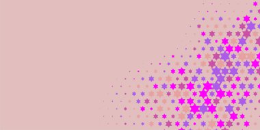 Yıldızlar İki Renkli Soyut Resimler 'i şekillendirir. Renkli yıldızların soyut duvar kağıtları, yıldızlı soyut renkli arkaplanlar. Parlak çok renkli duvar kağıdı sanatı