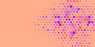 Yıldızlar İki Renkli Soyut Resimler 'i şekillendirir. Renkli yıldızların soyut duvar kağıtları, yıldızlı soyut renkli arkaplanlar. Parlak çok renkli duvar kağıdı sanatı