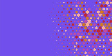 Yıldızlar İki Renkli Soyut Resimler 'i şekillendirir. Renkli yıldızların soyut duvar kağıtları, yıldızlı soyut renkli arkaplanlar. Parlak çok renkli duvar kağıdı sanatı