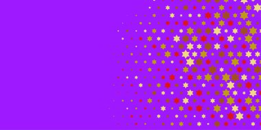 Yıldızlar İki Renkli Soyut Resimler 'i şekillendirir. Renkli yıldızların soyut duvar kağıtları, yıldızlı soyut renkli arkaplanlar. Parlak çok renkli duvar kağıdı sanatı