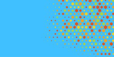 Yıldızlar İki Renkli Soyut Resimler 'i şekillendirir. Renkli yıldızların soyut duvar kağıtları, yıldızlı soyut renkli arkaplanlar. Parlak çok renkli duvar kağıdı sanatı