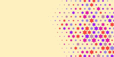 Yıldızlar İki Renkli Soyut Resimler 'i şekillendirir. Renkli yıldızların soyut duvar kağıtları, yıldızlı soyut renkli arkaplanlar. Parlak çok renkli duvar kağıdı sanatı