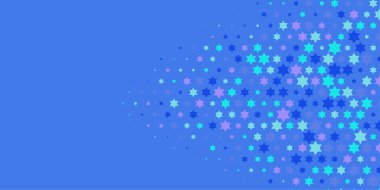 Yıldızlar İki Renkli Soyut Resimler 'i şekillendirir. Renkli yıldızların soyut duvar kağıtları, yıldızlı soyut renkli arkaplanlar. Parlak çok renkli duvar kağıdı sanatı