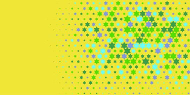 Yıldızlar İki Renkli Soyut Resimler 'i şekillendirir. Renkli yıldızların soyut duvar kağıtları, yıldızlı soyut renkli arkaplanlar. Parlak çok renkli duvar kağıdı sanatı