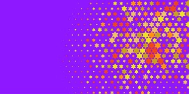 Yıldızlar İki Renkli Soyut Resimler 'i şekillendirir. Renkli yıldızların soyut duvar kağıtları, yıldızlı soyut renkli arkaplanlar. Parlak çok renkli duvar kağıdı sanatı