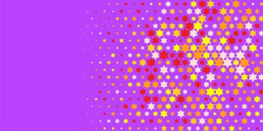 Yıldızlar İki Renkli Soyut Resimler 'i şekillendirir. Renkli yıldızların soyut duvar kağıtları, yıldızlı soyut renkli arkaplanlar. Parlak çok renkli duvar kağıdı sanatı