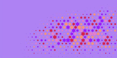 Yıldızlar İki Renkli Soyut Resimler 'i şekillendirir. Renkli yıldızların soyut duvar kağıtları, yıldızlı soyut renkli arkaplanlar. Parlak çok renkli duvar kağıdı sanatı