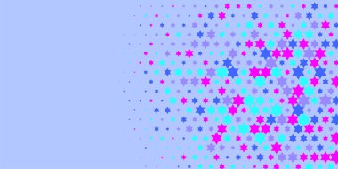 Yıldızlar İki Renkli Soyut Resimler 'i şekillendirir. Renkli yıldızların soyut duvar kağıtları, yıldızlı soyut renkli arkaplanlar. Parlak çok renkli duvar kağıdı sanatı