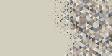 Soyut Üçgen renkli arkaplan veya çokgenler içeren duvar kağıdı üçgen şekiller ve renkler, üçgenler veya uzayın yumuşak rengini kopyalayan çukurluk geometrik şekiller