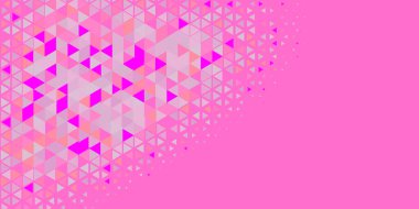 Soyut Üçgen renkli arkaplan veya çokgenler içeren duvar kağıdı üçgen şekiller ve renkler, üçgenler veya uzayın yumuşak rengini kopyalayan çukurluk geometrik şekiller