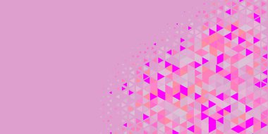 Soyut Üçgen renkli arkaplan veya çokgenler içeren duvar kağıdı üçgen şekiller ve renkler, üçgenler veya uzayın yumuşak rengini kopyalayan çukurluk geometrik şekiller