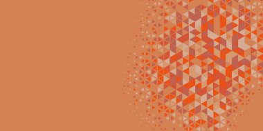 Soyut Üçgen renkli arkaplan veya çokgenler içeren duvar kağıdı üçgen şekiller ve renkler, üçgenler veya uzayın yumuşak rengini kopyalayan çukurluk geometrik şekiller