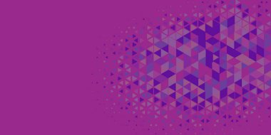 Soyut Üçgen renkli arkaplan veya çokgenler içeren duvar kağıdı üçgen şekiller ve renkler, üçgenler veya uzayın yumuşak rengini kopyalayan çukurluk geometrik şekiller