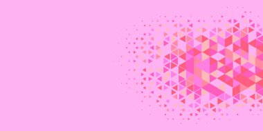 Soyut Üçgen renkli arkaplan veya çokgenler içeren duvar kağıdı üçgen şekiller ve renkler, üçgenler veya uzayın yumuşak rengini kopyalayan çukurluk geometrik şekiller