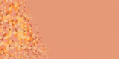 Soyut Üçgen renkli arkaplan veya çokgenler içeren duvar kağıdı üçgen şekiller ve renkler, üçgenler veya uzayın yumuşak rengini kopyalayan çukurluk geometrik şekiller