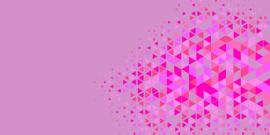 Soyut Üçgen renkli arkaplan veya çokgenler içeren duvar kağıdı üçgen şekiller ve renkler, üçgenler veya uzayın yumuşak rengini kopyalayan çukurluk geometrik şekiller