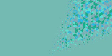 Soyut Üçgen renkli arkaplan veya çokgenler içeren duvar kağıdı üçgen şekiller ve renkler, üçgenler veya uzayın yumuşak rengini kopyalayan çukurluk geometrik şekiller