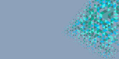 Soyut Üçgen renkli arkaplan veya çokgenler içeren duvar kağıdı üçgen şekiller ve renkler, üçgenler veya uzayın yumuşak rengini kopyalayan çukurluk geometrik şekiller