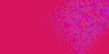 Soyut Üçgen renkli arkaplan veya çokgenler içeren duvar kağıdı üçgen şekiller ve renkler, üçgenler veya uzayın yumuşak rengini kopyalayan çukurluk geometrik şekiller