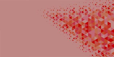 Soyut Üçgen renkli arkaplan veya çokgenler içeren duvar kağıdı üçgen şekiller ve renkler, üçgenler veya uzayın yumuşak rengini kopyalayan çukurluk geometrik şekiller