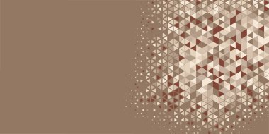 Soyut Üçgen renkli arkaplan veya çokgenler içeren duvar kağıdı üçgen şekiller ve renkler, üçgenler veya uzayın yumuşak rengini kopyalayan çukurluk geometrik şekiller