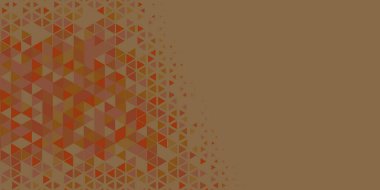 Soyut Üçgen renkli arkaplan veya çokgenler içeren duvar kağıdı üçgen şekiller ve renkler, üçgenler veya uzayın yumuşak rengini kopyalayan çukurluk geometrik şekiller