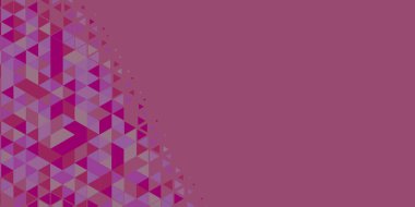 Soyut Üçgen renkli arkaplan veya çokgenler içeren duvar kağıdı üçgen şekiller ve renkler, üçgenler veya uzayın yumuşak rengini kopyalayan çukurluk geometrik şekiller